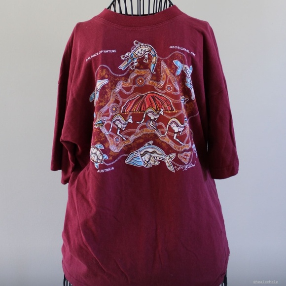 Vintage Eastwood aboriginal balance of nature Tee - Picture 1 of 2